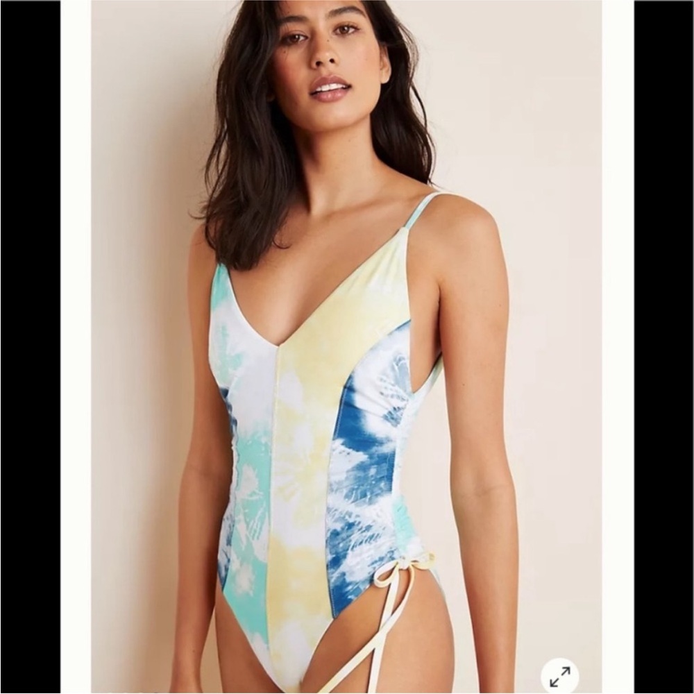 Red Carter One Piece Swimsuit